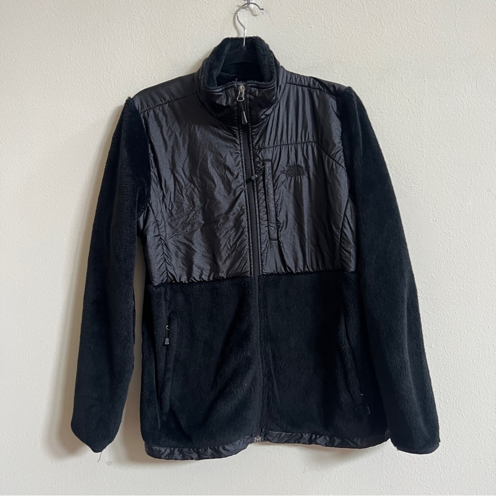 The North Face Denali Black Shinny Size Large